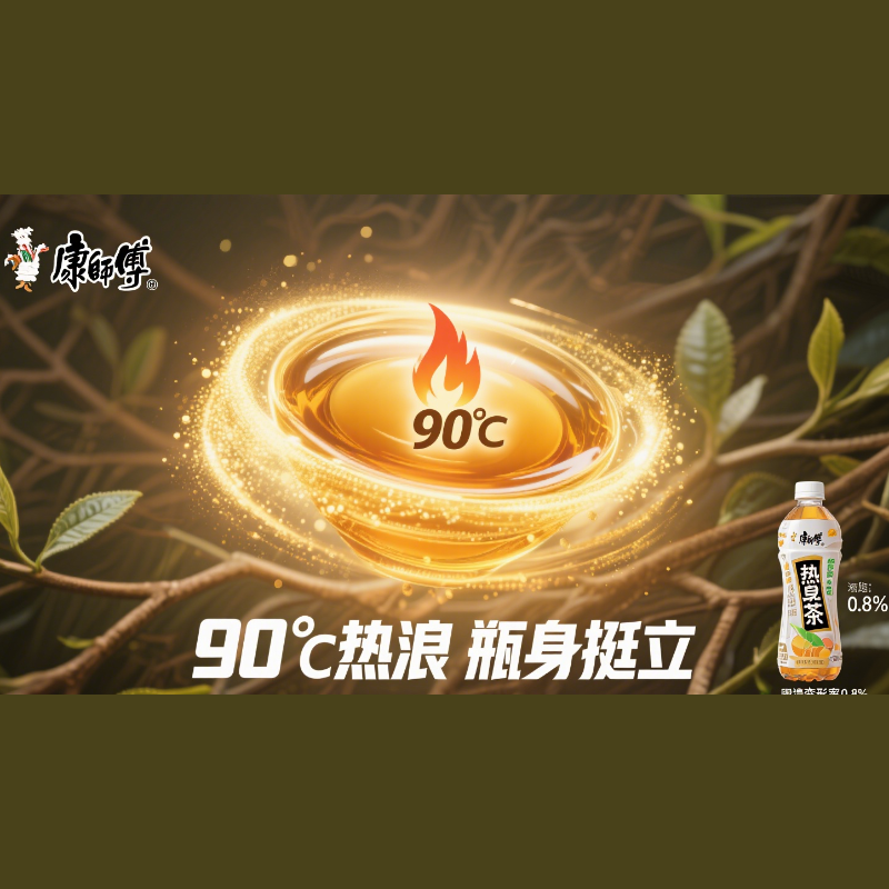 Hot-fill tea bottles