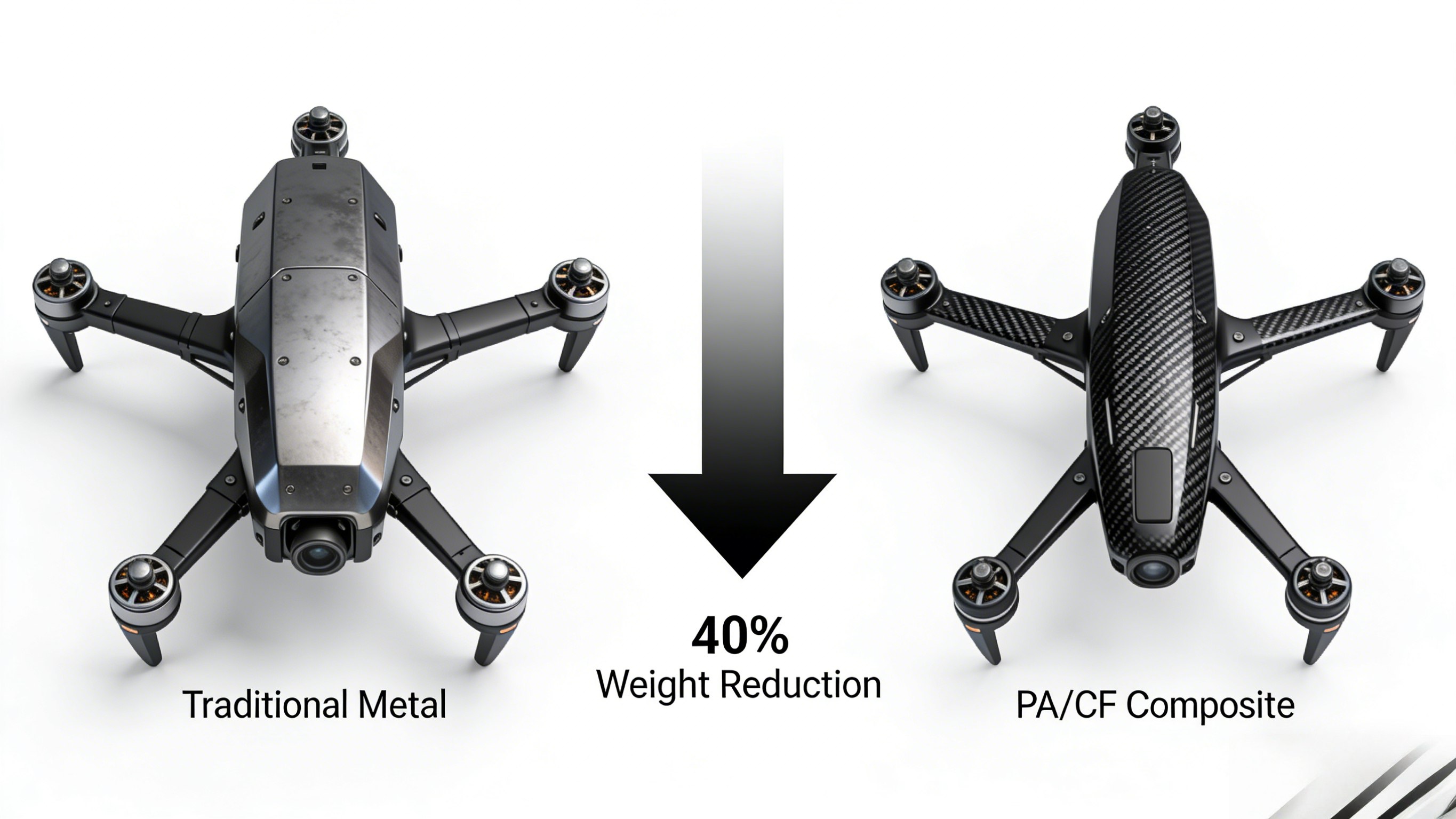 lightweight drone parts