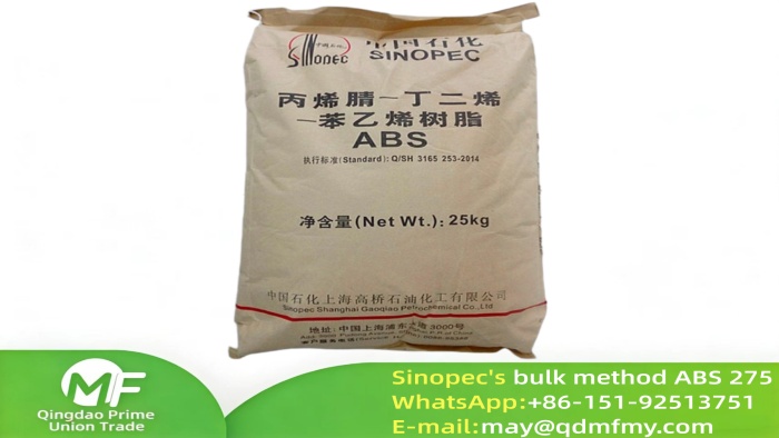 Sinopec Mass ABS 275 - High Heat Resistance - Prime Union Agent Sinopec Mass ABS 275 - High Heat Resistance - Prime Union Agent